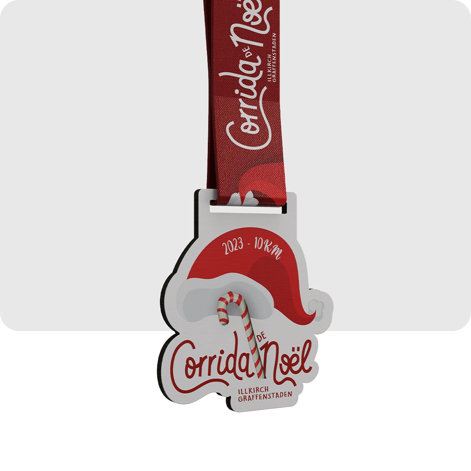 Wooden Medal - Illkirch Graffenstaden Christmas Bullfight