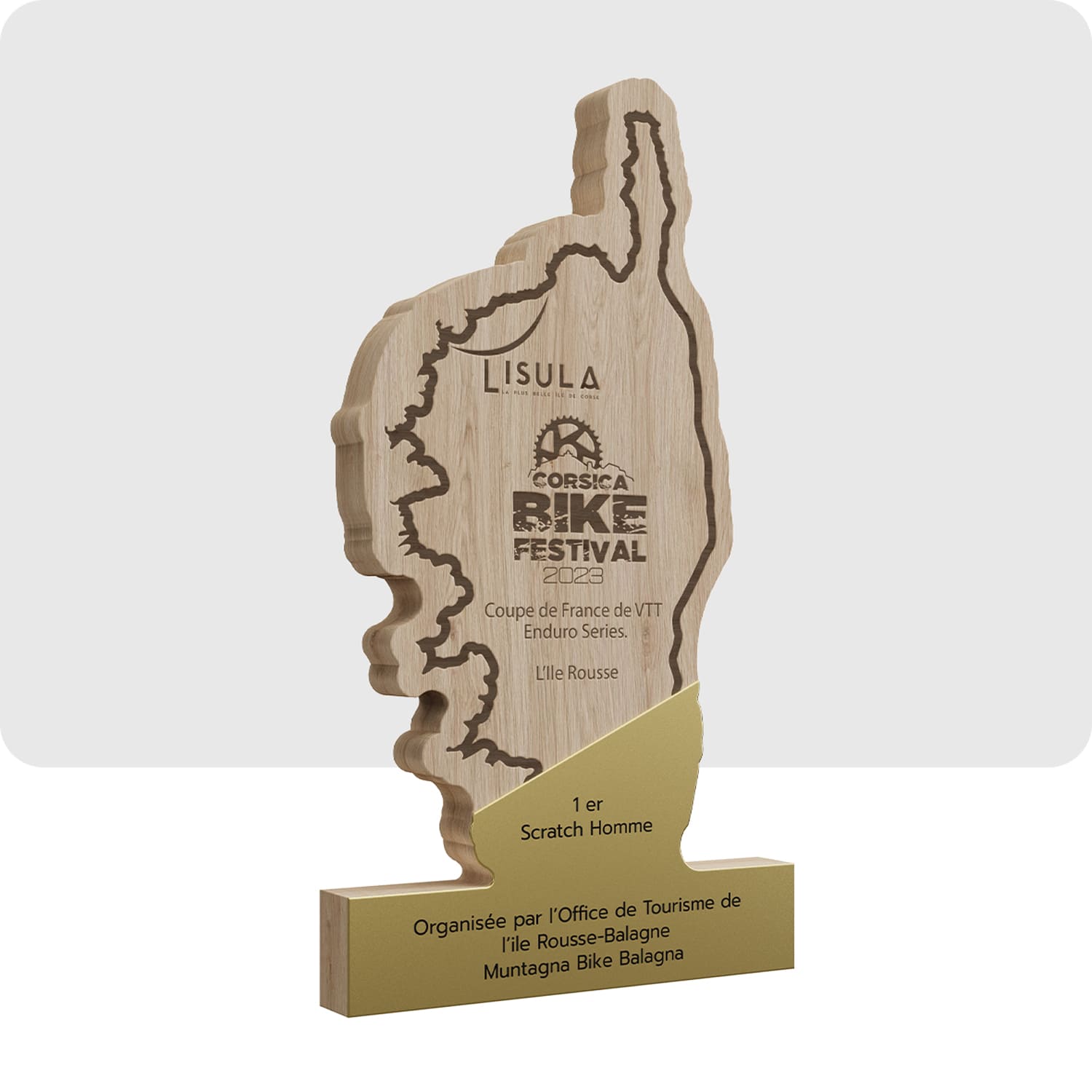 Bi-material Trophy - Tournament PaddleShot