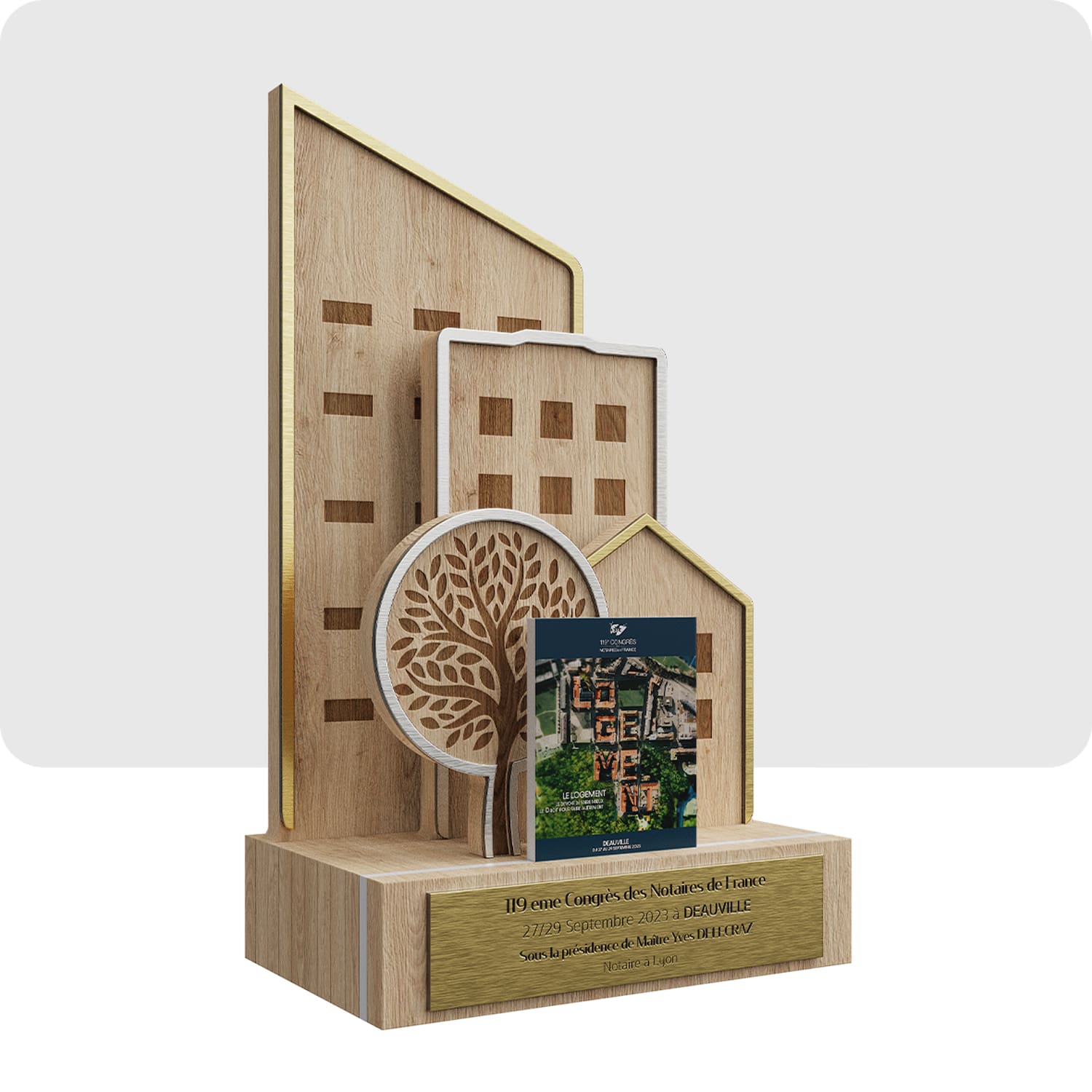 Custom Trophy - National Congress of French Notaries