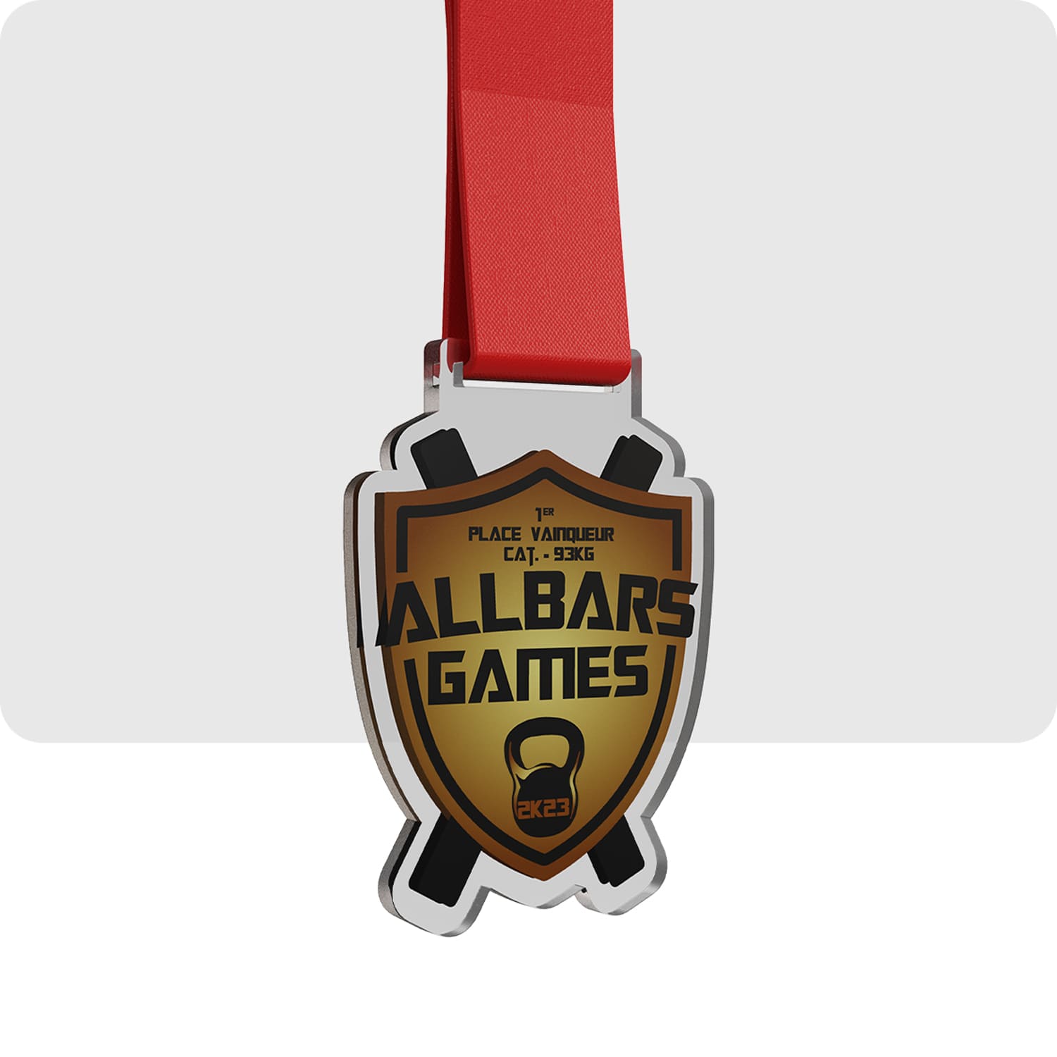 Plexiglass Medal - Allbars Games