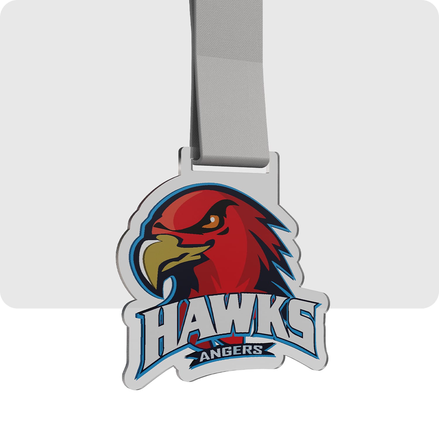 Plexiglass Medal - Hawks