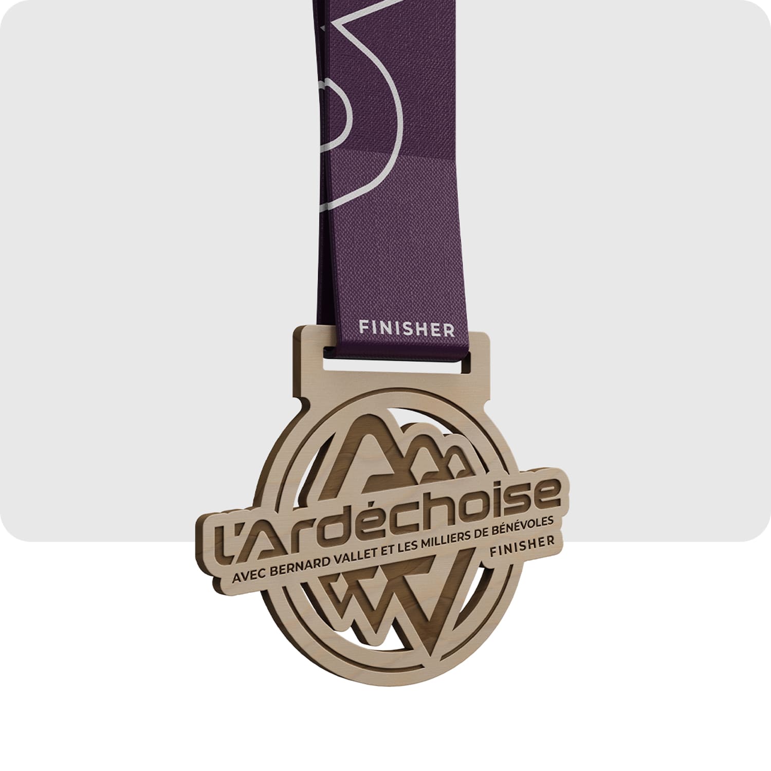 Wooden Medal - Ardéchoise