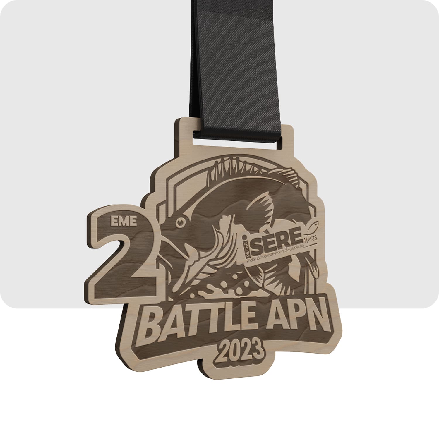 Wooden Medal - APN Battle Fishing