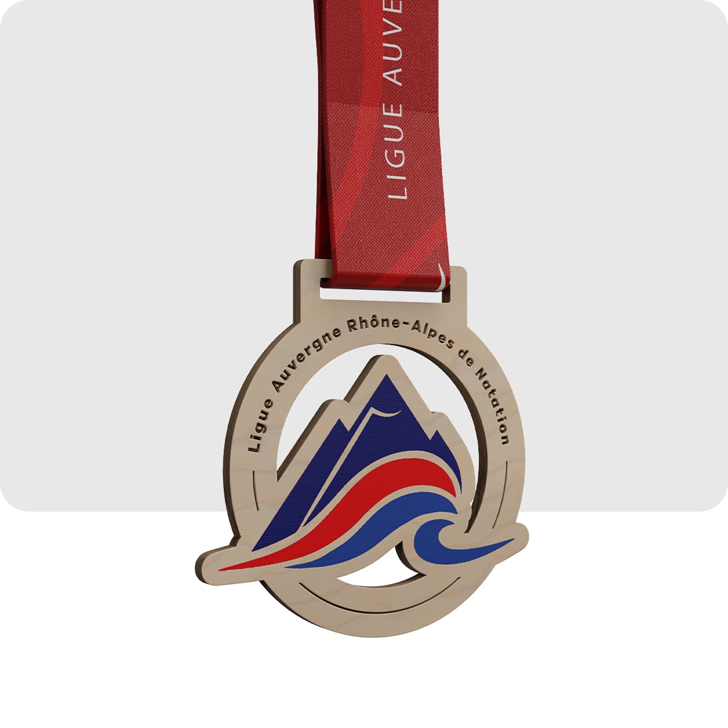 Wooden Medal - Auvergne-Rhône-Alpes Swimming League