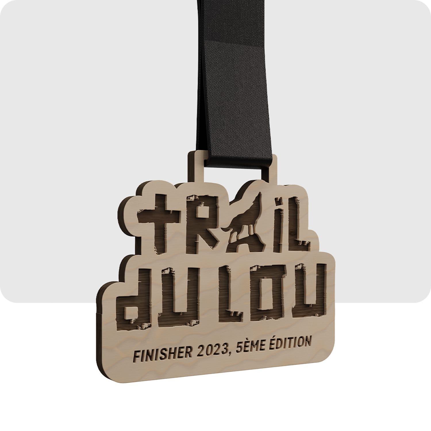 Wooden Medal - Lou Trail