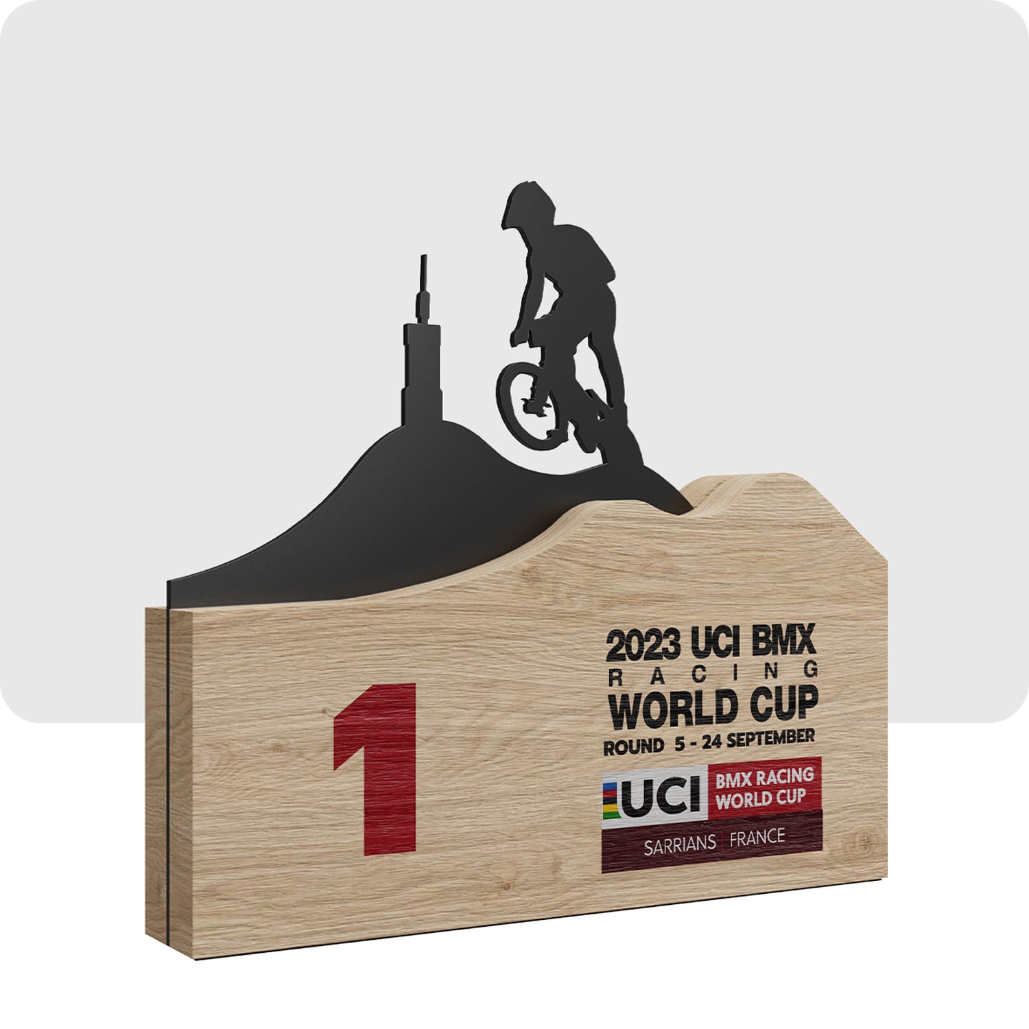 Bi-material Trophy - BMX World Cup in Sarrian